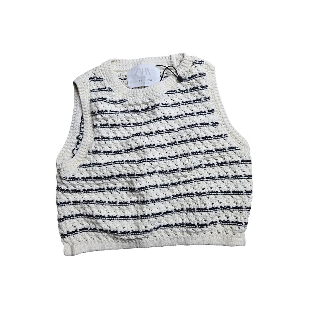 Zara Knit Striped Girl's Tank Size: 8-9